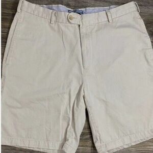Peter Millar Khaki Tan Pima Cotton Chino Shorts Men's 34